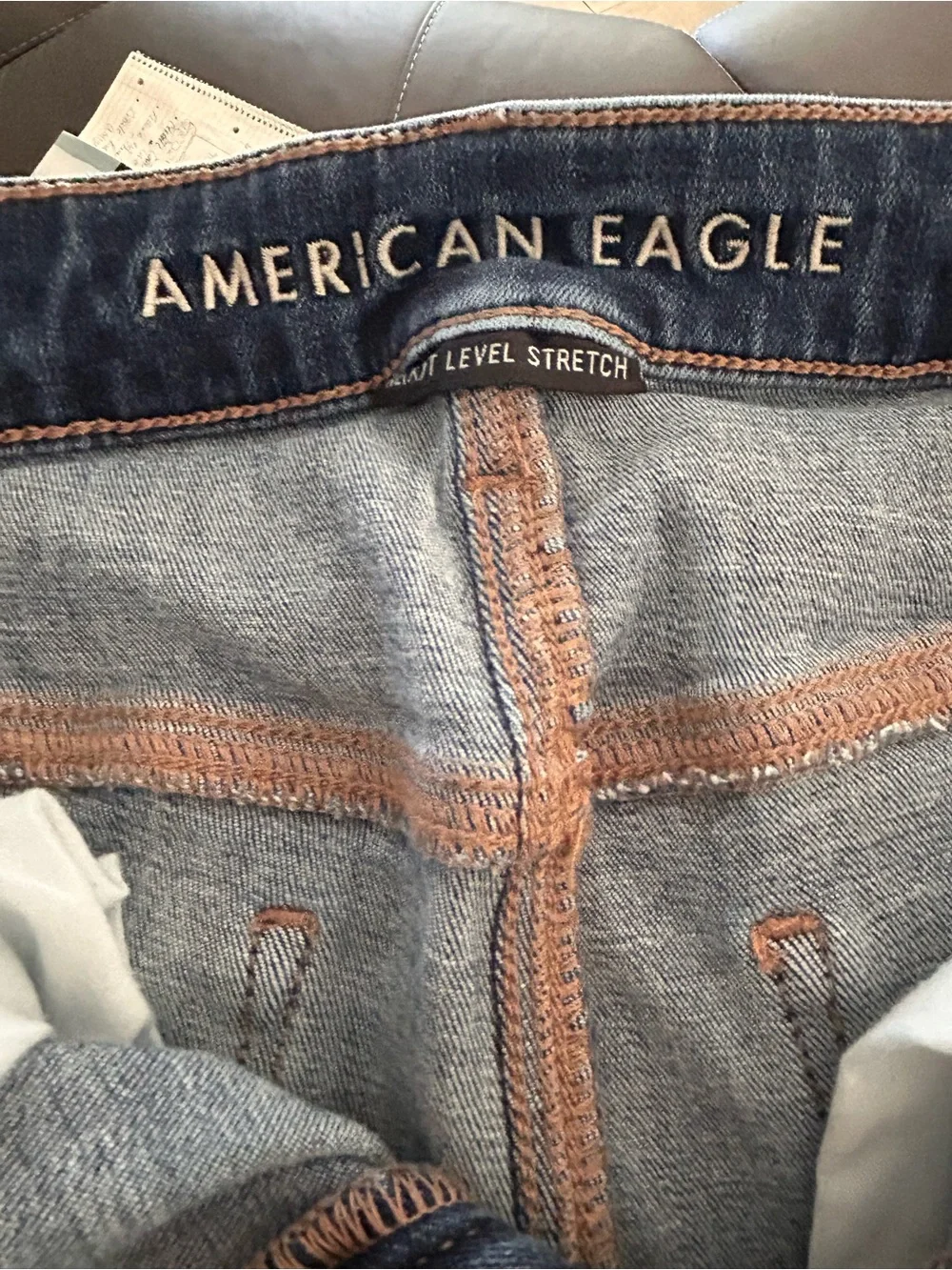 American Eagle Outfitters Dark Blue Stretch Jeggings
